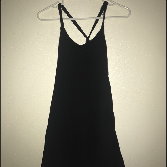 Volcom Dresses & Skirts - All Black Beach Cover Up Dress